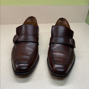 Mannina MADE IN ITALY Elegant Brown Leather Men's Loafers